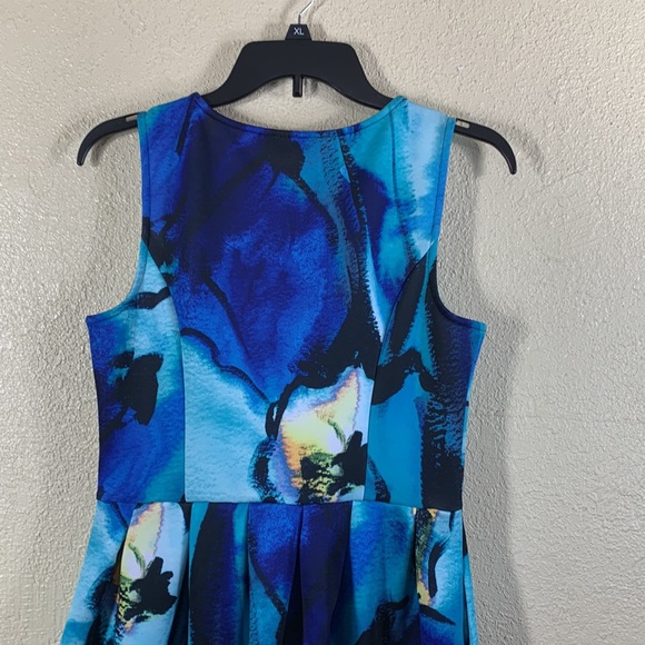 Apt.9 Dress Sleeveless Blue Ocean Colors Size 8 - Picture 13 of 13